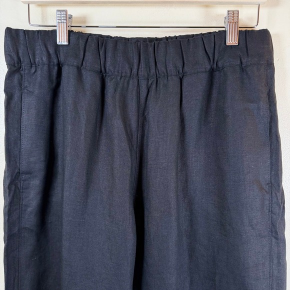 American Giant Women's Easy Linen Pant Size Medium Meteorite Cropped Minimalist - Picture 5 of 9